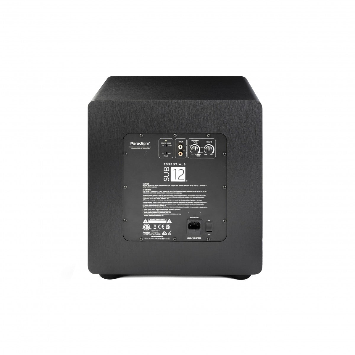 Paradigm Essentials Sub 12 - Ultra Sound & Vision