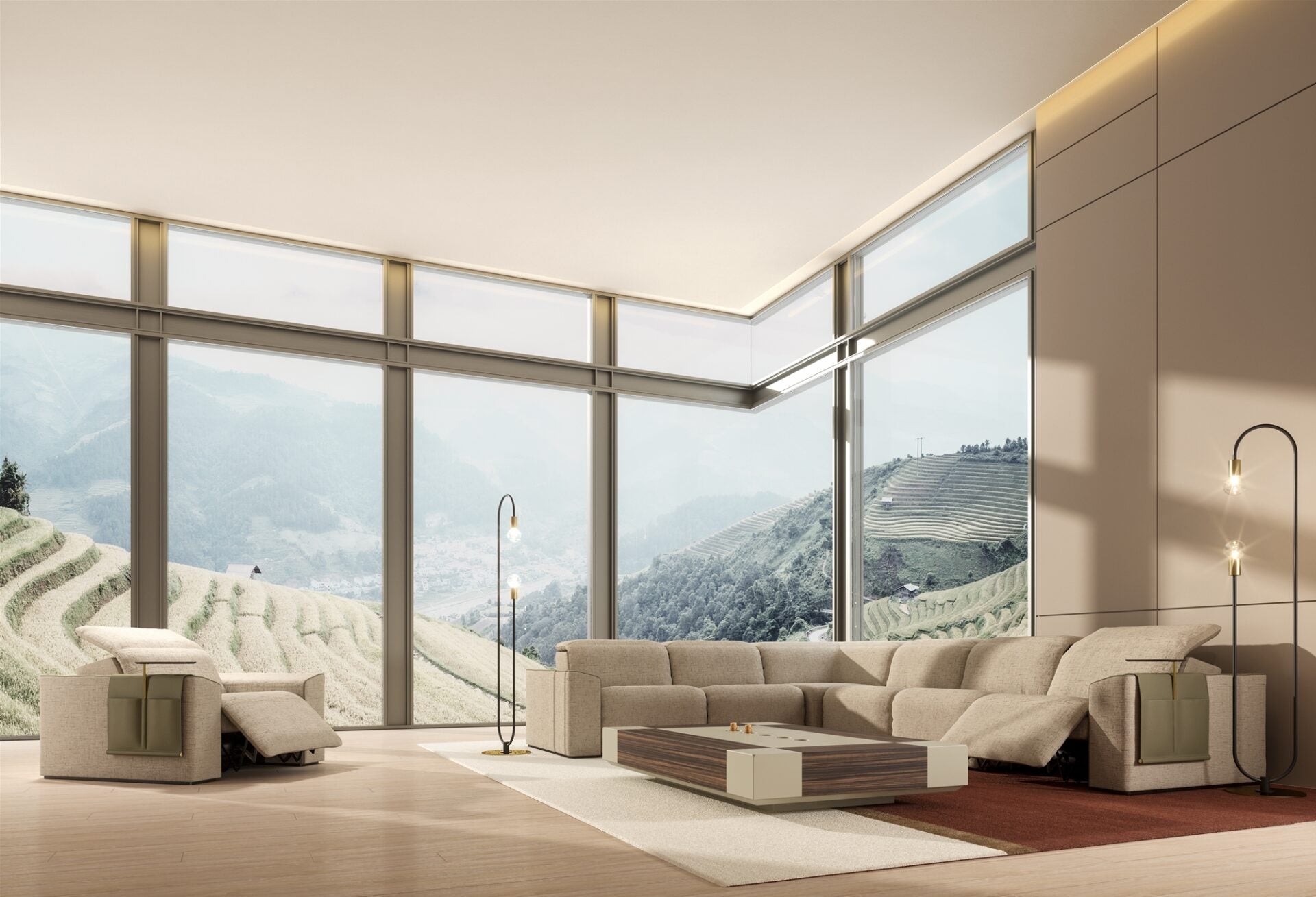 Vismara Kubrik reclining sofa - Ultra Sound & Vision