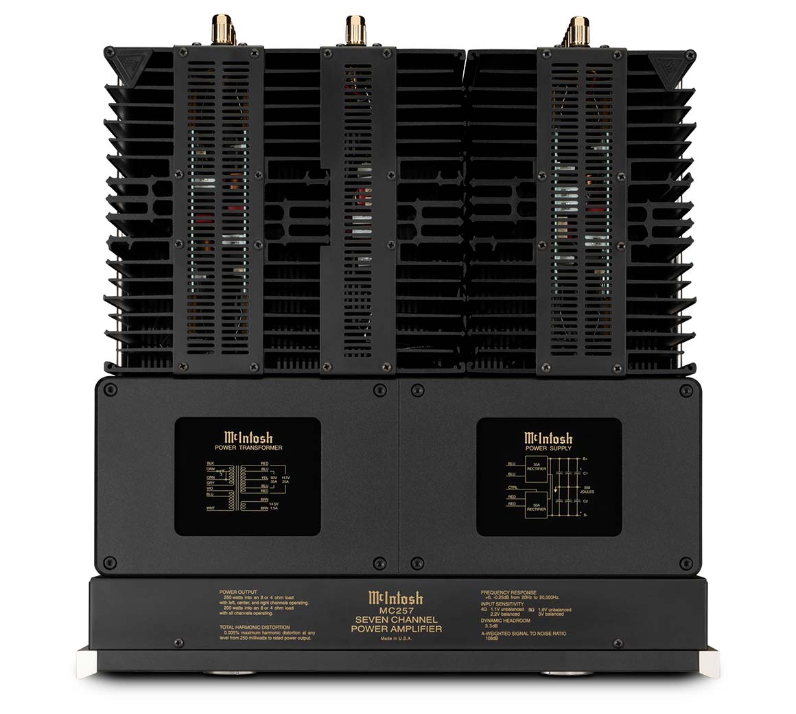 McIntosh MC257 7-Channel Solid State Amplifier - Ultra Sound & Vision
