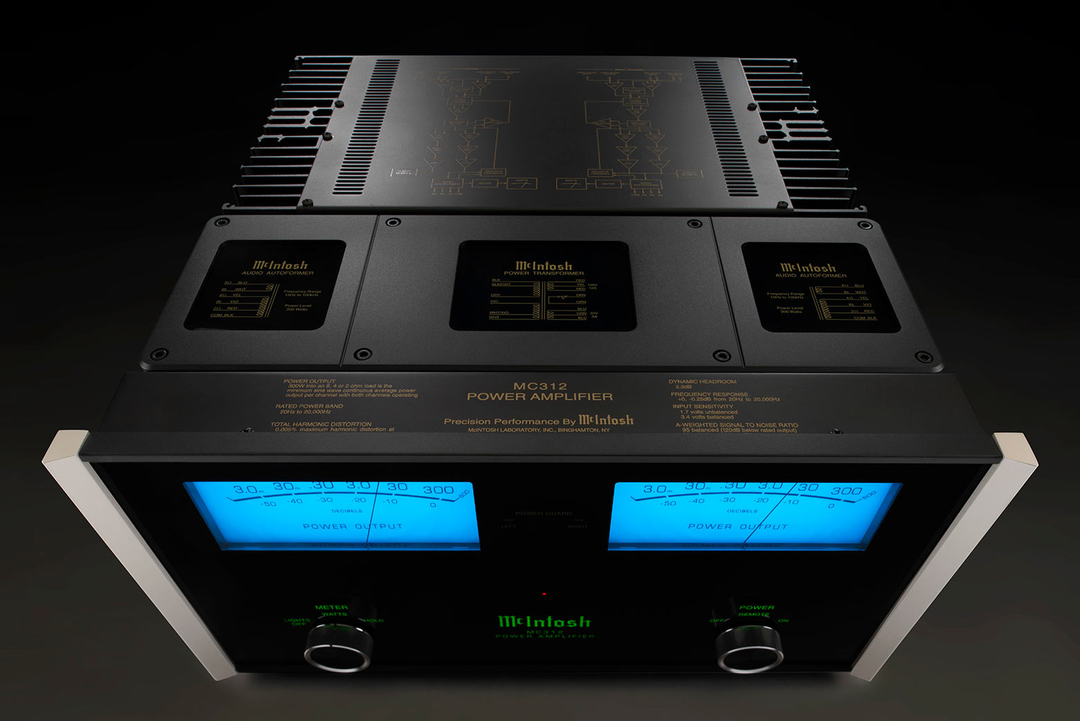 McIntosh MC312 2-Channel Solid State Amplifier - Ultra Sound & Vision