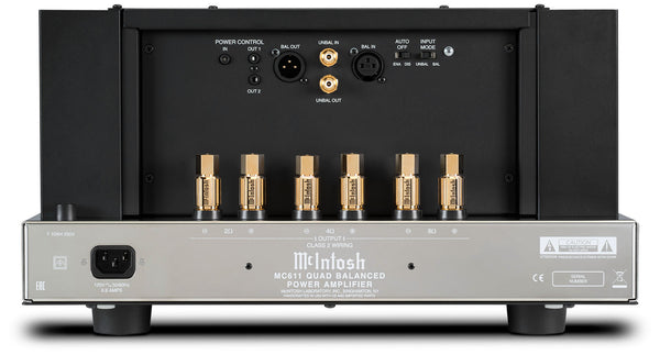 McIntosh MC611 1-Channel Solid State Amplifier - Ultra Sound & Vision