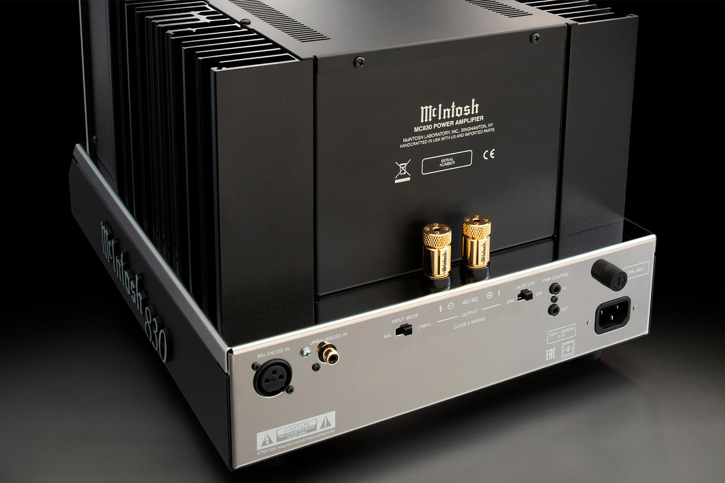 McIntosh MC830 1-Channel Solid State Amplifier - Ultra Sound & Vision
