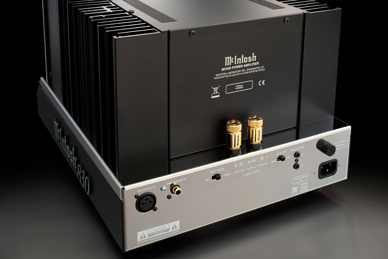 McIntosh MC830 1-Channel Solid State Amplifier - Ultra Sound & Vision