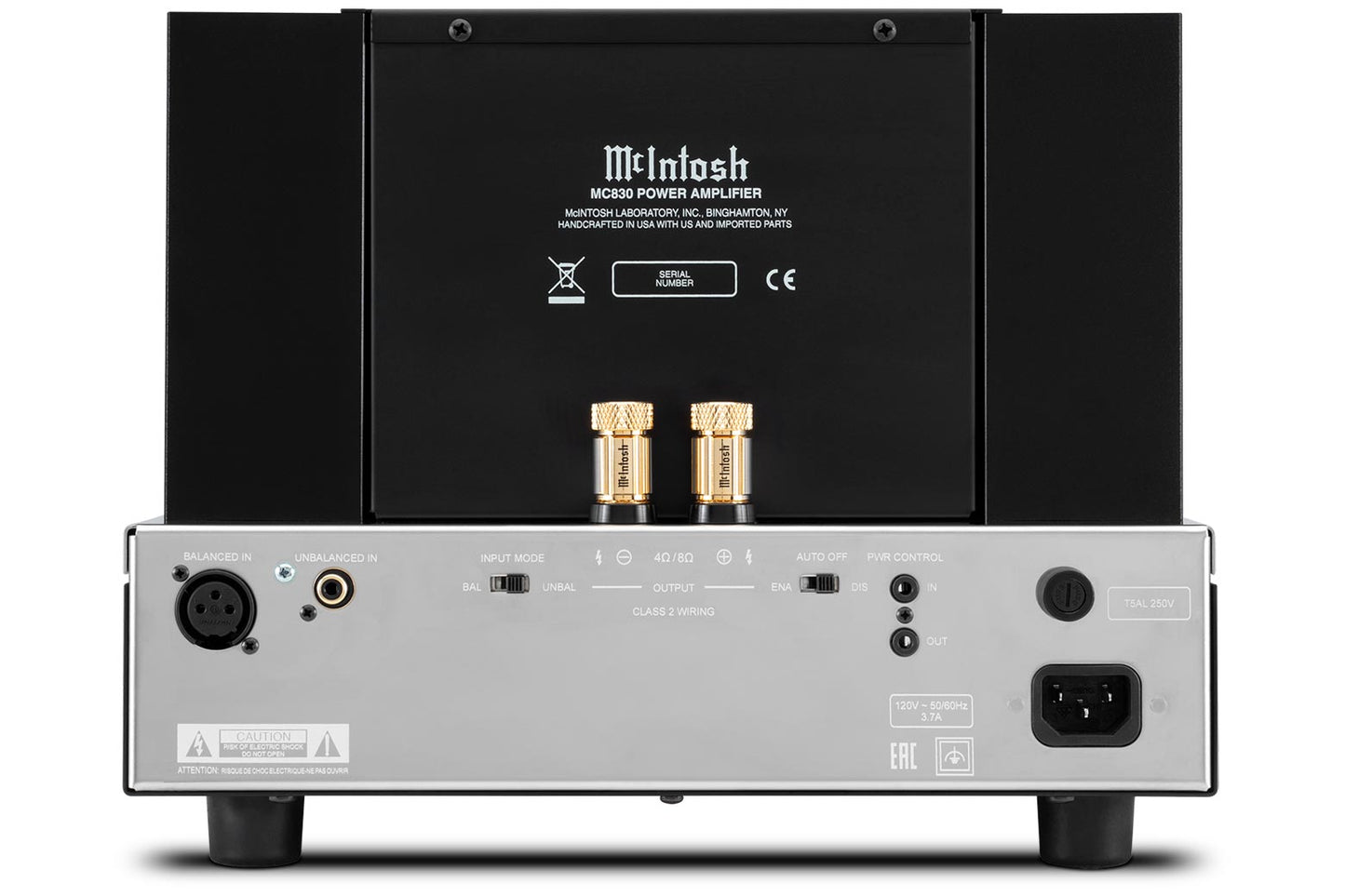 McIntosh MC830 1-Channel Solid State Amplifier - Ultra Sound & Vision