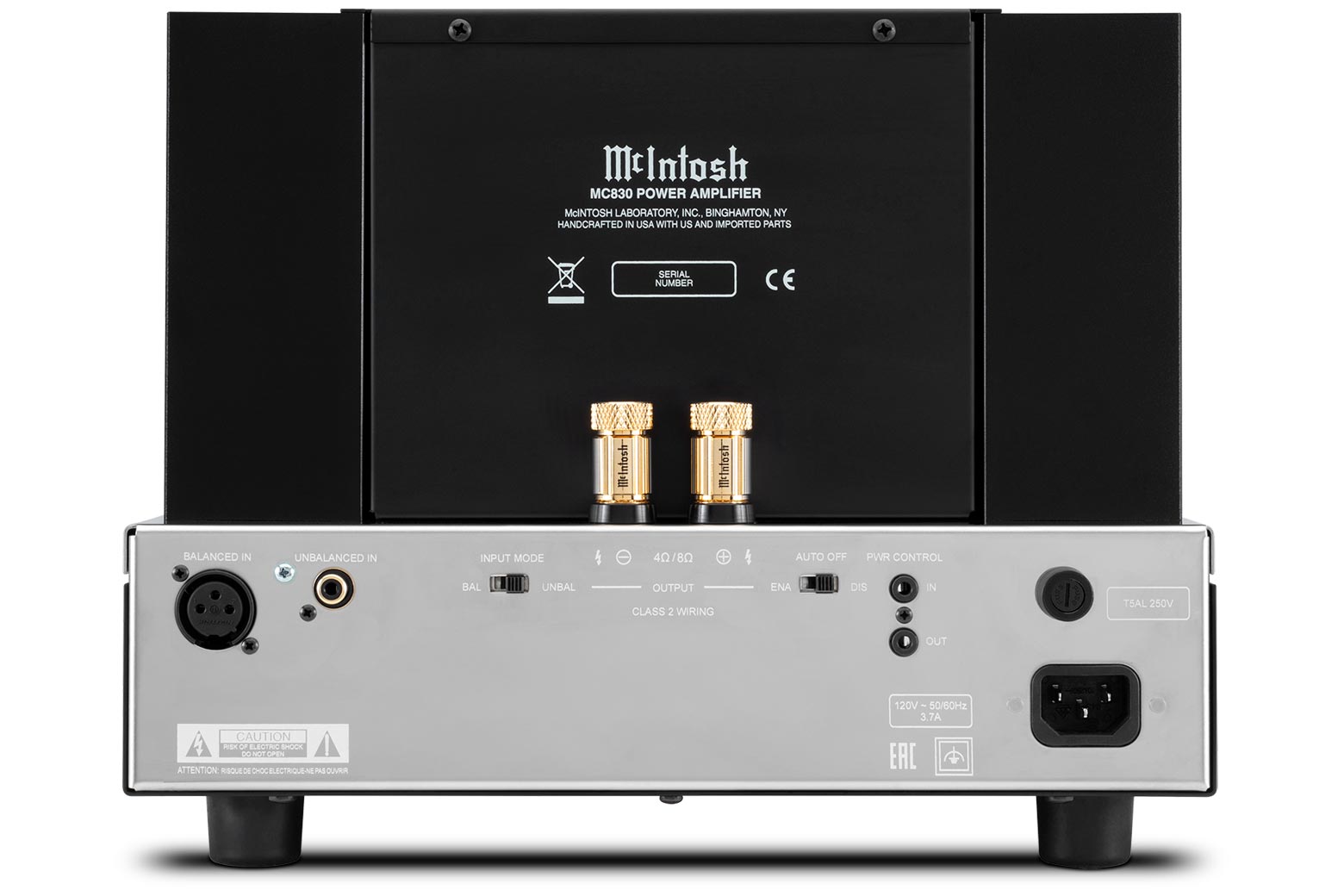 McIntosh MC830 1-Channel Solid State Amplifier - Ultra Sound & Vision