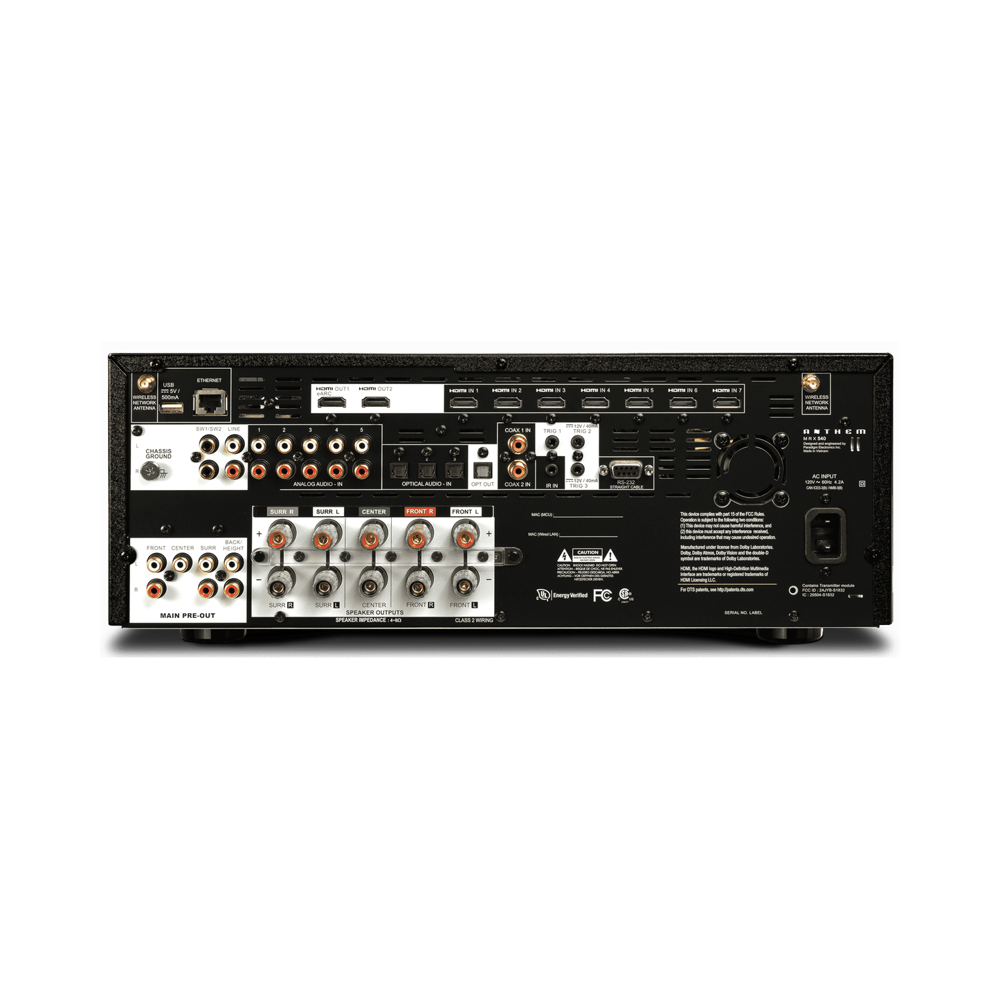 Anthem MRX 540 8K AV-Receiver - Ultra Sound & Vision