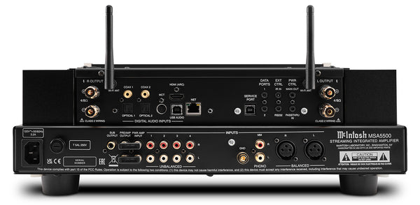 McIntosh MSA5500 2-Channel Streaming Integrated Amplifier - Ultra Sound & Vision