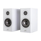 Polk Audio R100 Bookshelf Speakers + Pro Amplifier Bundle – White - Ultra Sound & Vision