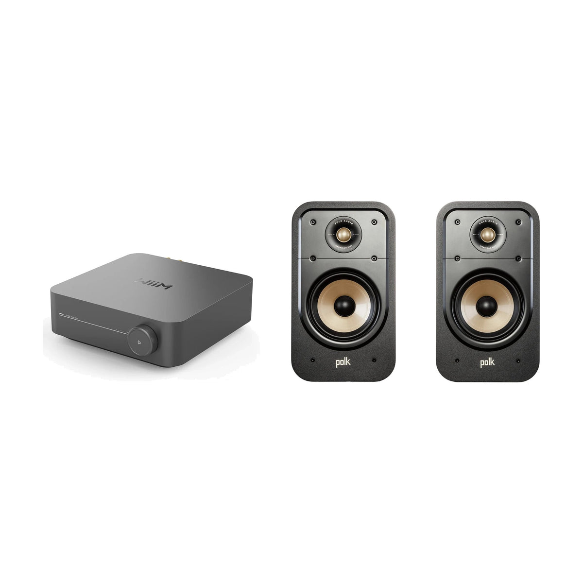 WiiM Amp Pro + Polk ES20 bundle