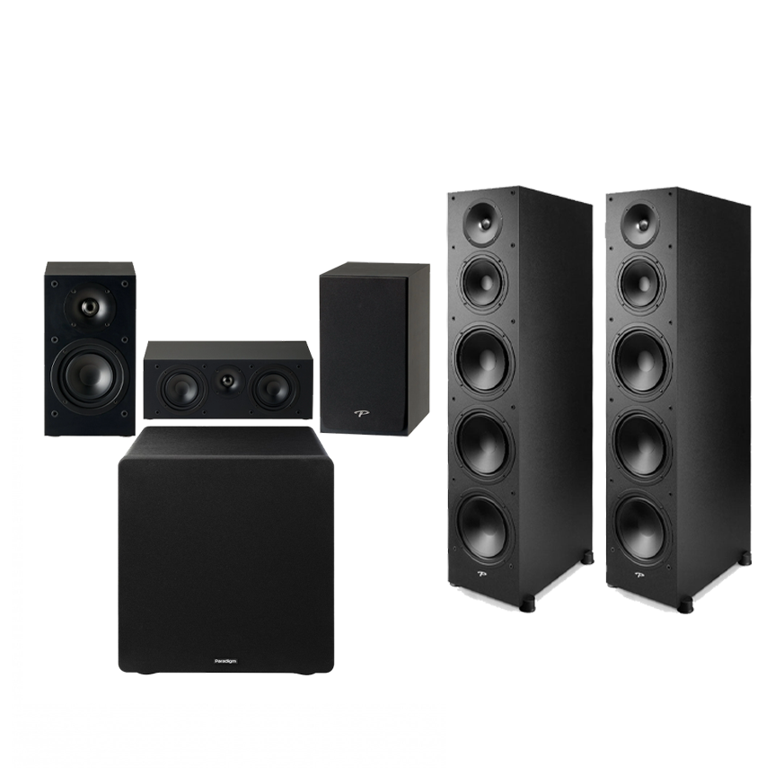 Paradigm Monitor SE Complete 5.1 Speaker Package with Essentials Sub 10 - Ultra Sound & Vision