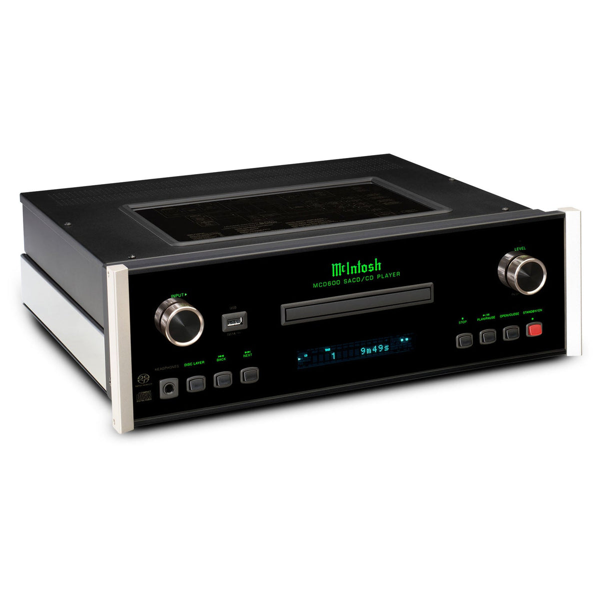 McIntosh MCD600 2-Channel SACD/CD Player - Ultra Sound & Vision