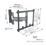 Vogels TVM 5445 Full-Motion TV Wall Mount - Ultra Sound & Vision