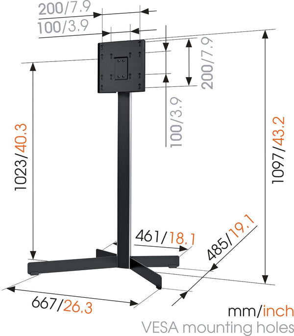 Vogels EFF 8230 TV Floor Stand - Ultra Sound & Vision