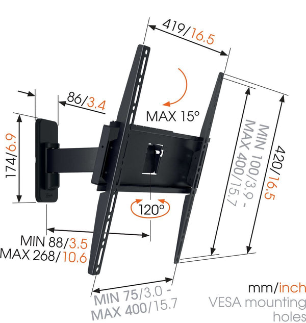 Vogels MA3030 Full-Motion TV Wall Mount - Ultra Sound & Vision