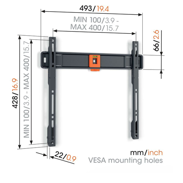 Vogels TVM 1405 Fixed TV Wall Mount - Ultra Sound & Vision