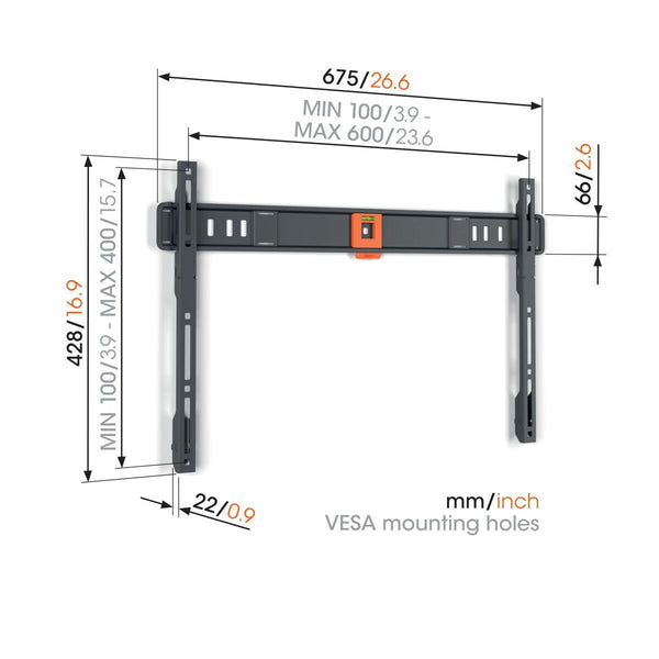 Vogels TVM 1605 Fixed TV Wall Mount - Ultra Sound & Vision