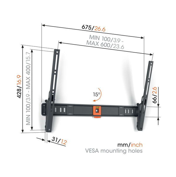 Vogels TVM 1615 Tilting TV Wall Mount - Ultra Sound & Vision
