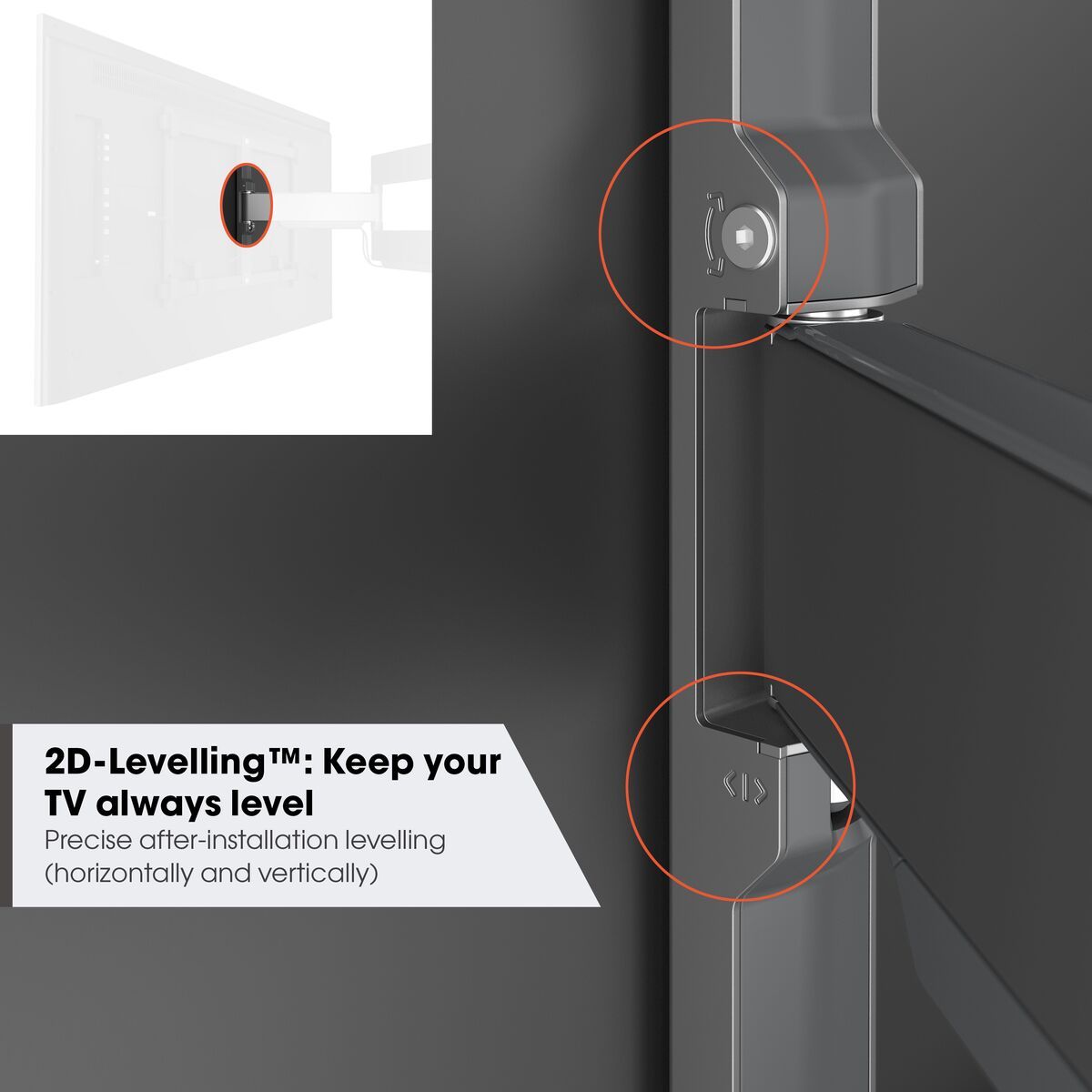 Vogels TVM 5845 Full-Motion TV Wall Mount - Ultra Sound & Vision