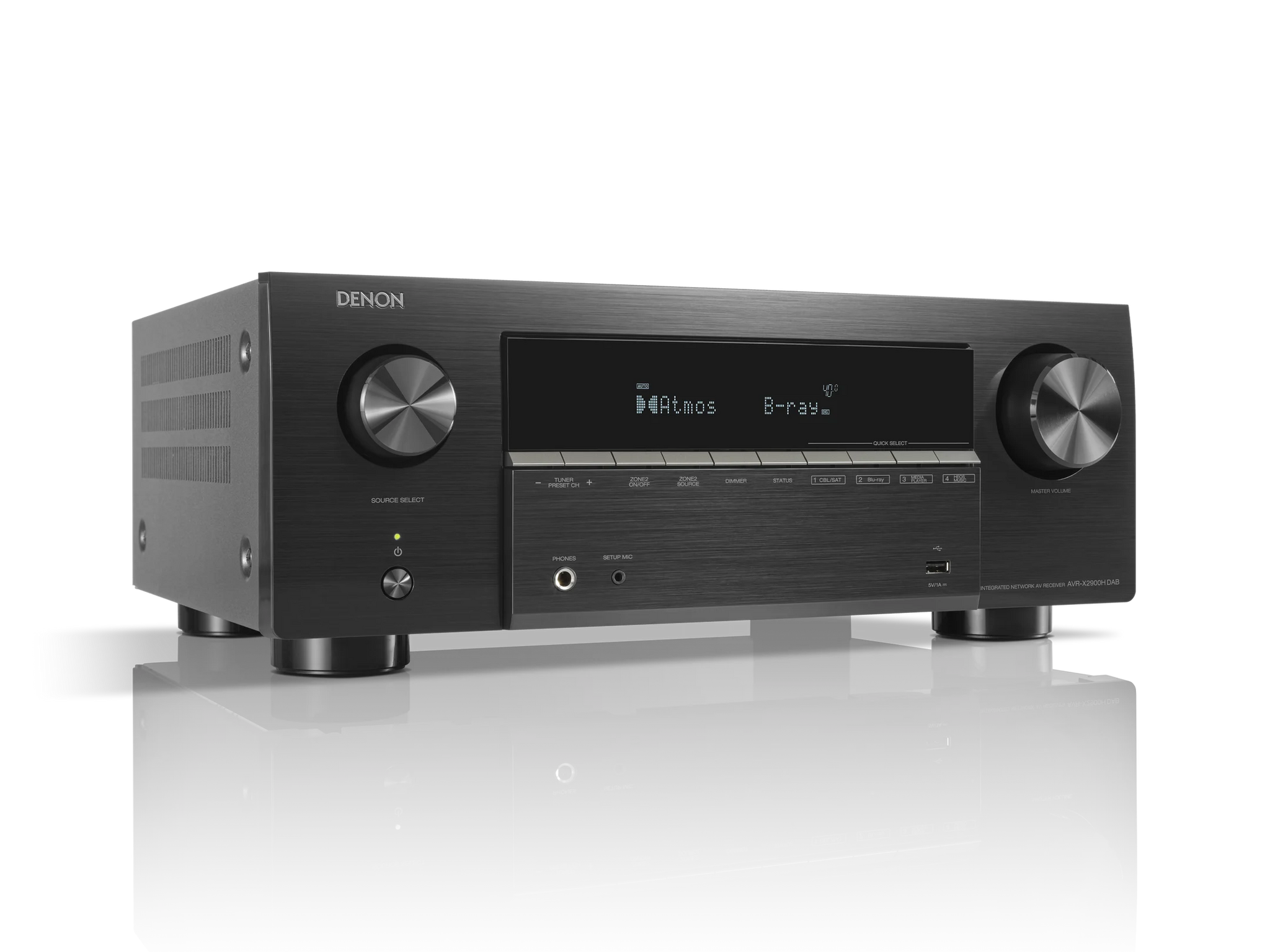 Denon AVR-X2900H DAB 7.2 Ch 4K/8K Dolby Atmos AV Receiver
