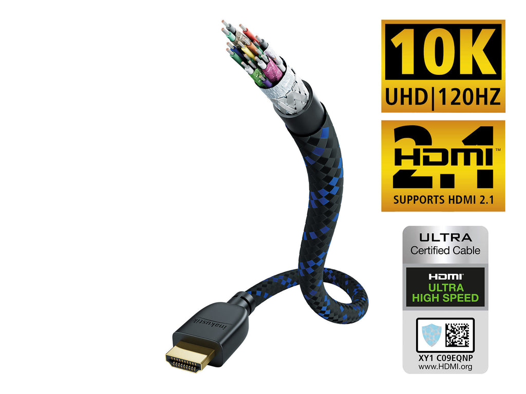Inakustik Premium Ultra High Speed 10k HDMI Cable - Ultra Sound & Vision