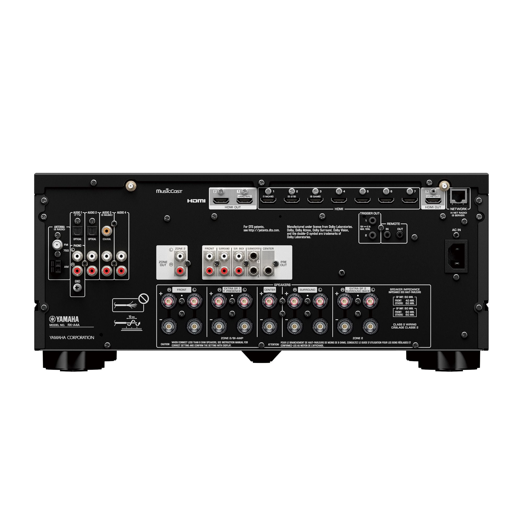Yamaha RX-A4A 7.2 ch Aventage AV Receiver - Ultra Sound & Vision