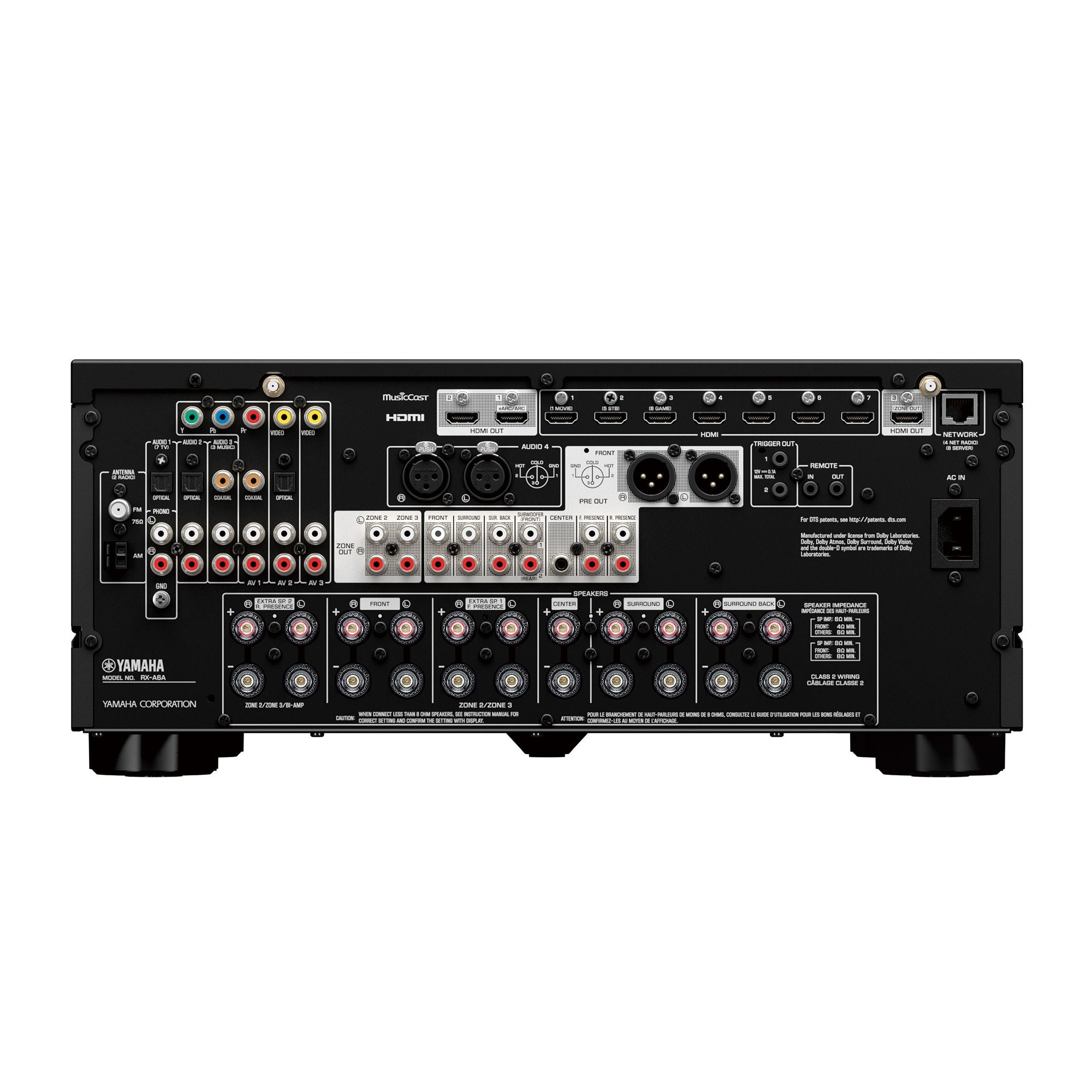 Yamaha RX-A6A 9.2ch AV Receiver - Ultra Sound & Vision