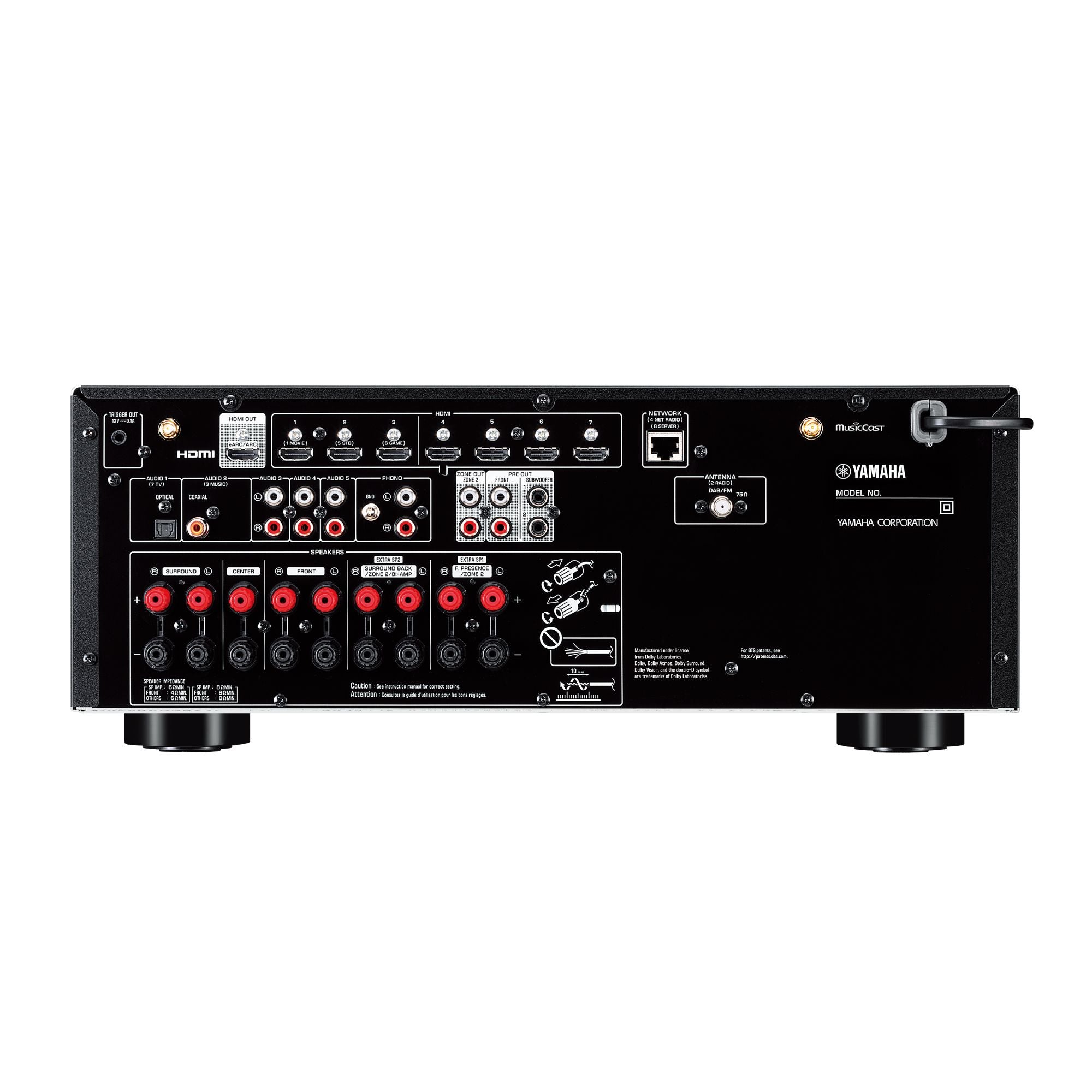 Yamaha RX-V6A 7.2 Channel AV Receiver - Ultra Sound & Vision