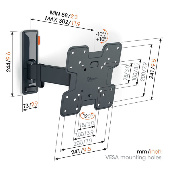 Vogel's TVM 3225 Full-Motion TV Wall Mount - Ultra Sound & Vision