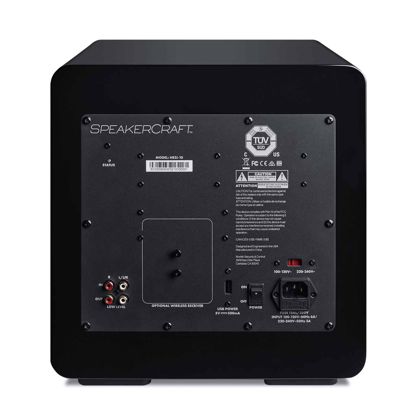 Speakercraft HRSi 10″ Subwoofer – Multivoltage - Ultra Sound & Vision