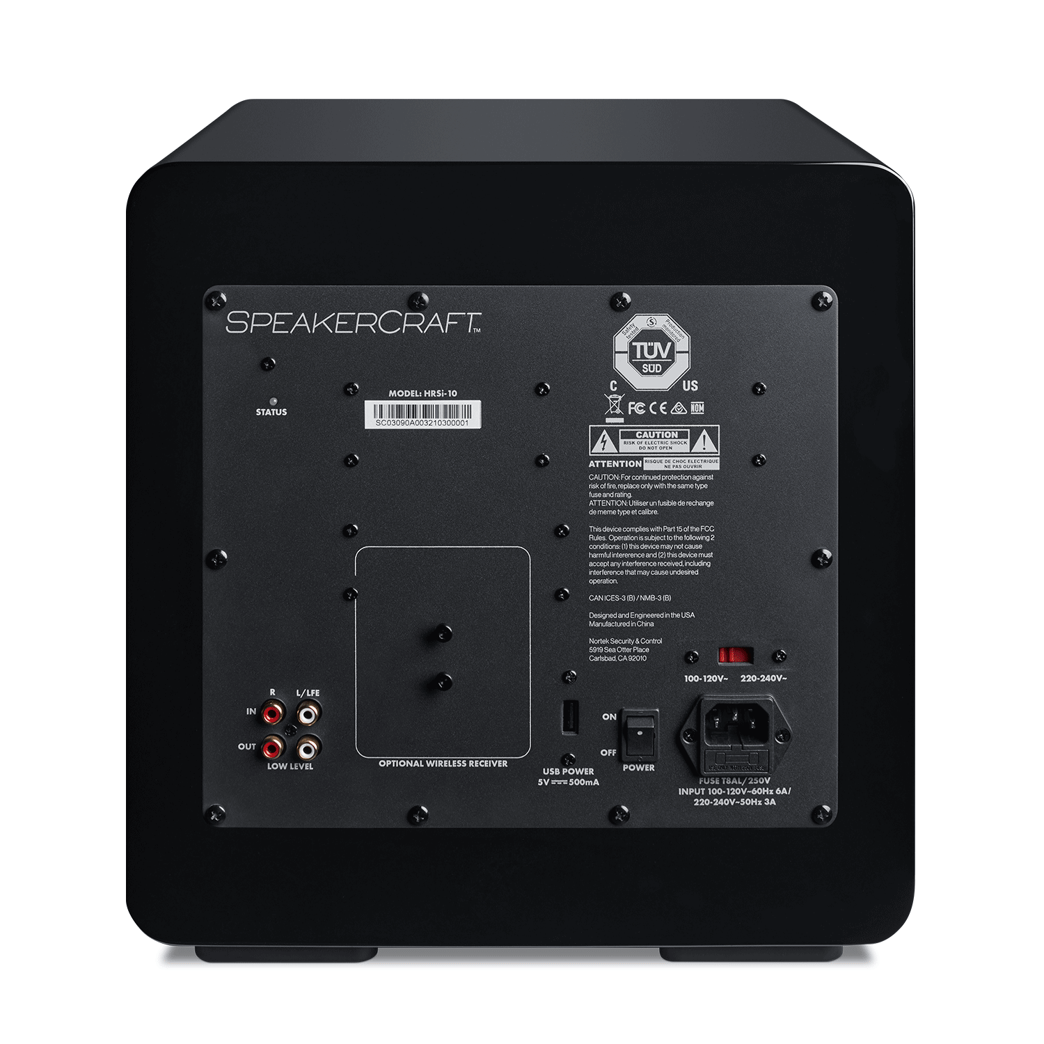 Speakercraft HRSi 10″ Subwoofer – Multivoltage - Ultra Sound & Vision