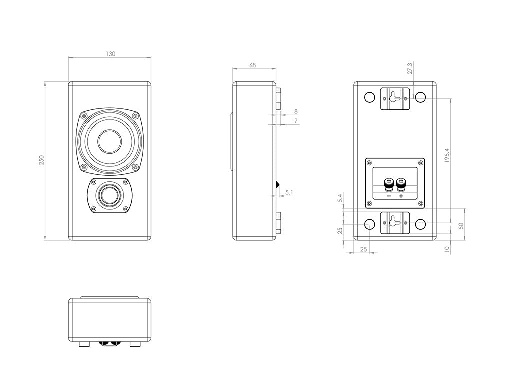 M&K M50 Satellite Speaker - Each - Ultra Sound & Vision