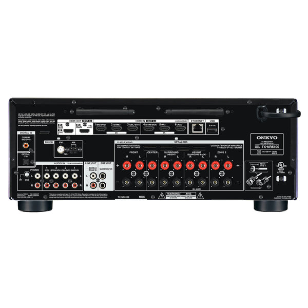 Onkyo TX-NR6100 7.2-Channel THX Certified AV Receiver - Ultra Sound & Vision