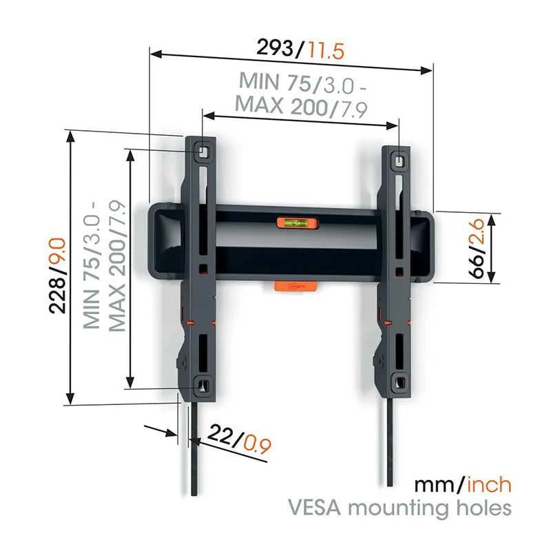 Vogels TVM 3205 Fixed Mount Small - Ultra Sound & Vision