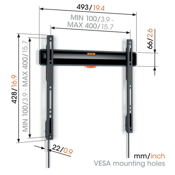 Vogel's TVM3405 Fixed Mount Medium - Ultra Sound & Vision