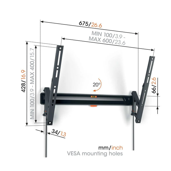 Vogels TVM 3615 TILT MOUNT LARGE - Ultra Sound & Vision