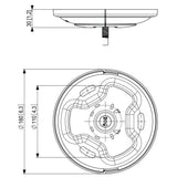 Vogels PUC 1011 Fixed Ceiling Plate Bracket - Ultra Sound & Vision