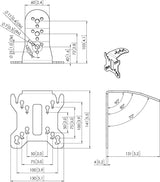 Vogels PFI 3015 Display Interface Bracket - Ultra Sound & Vision