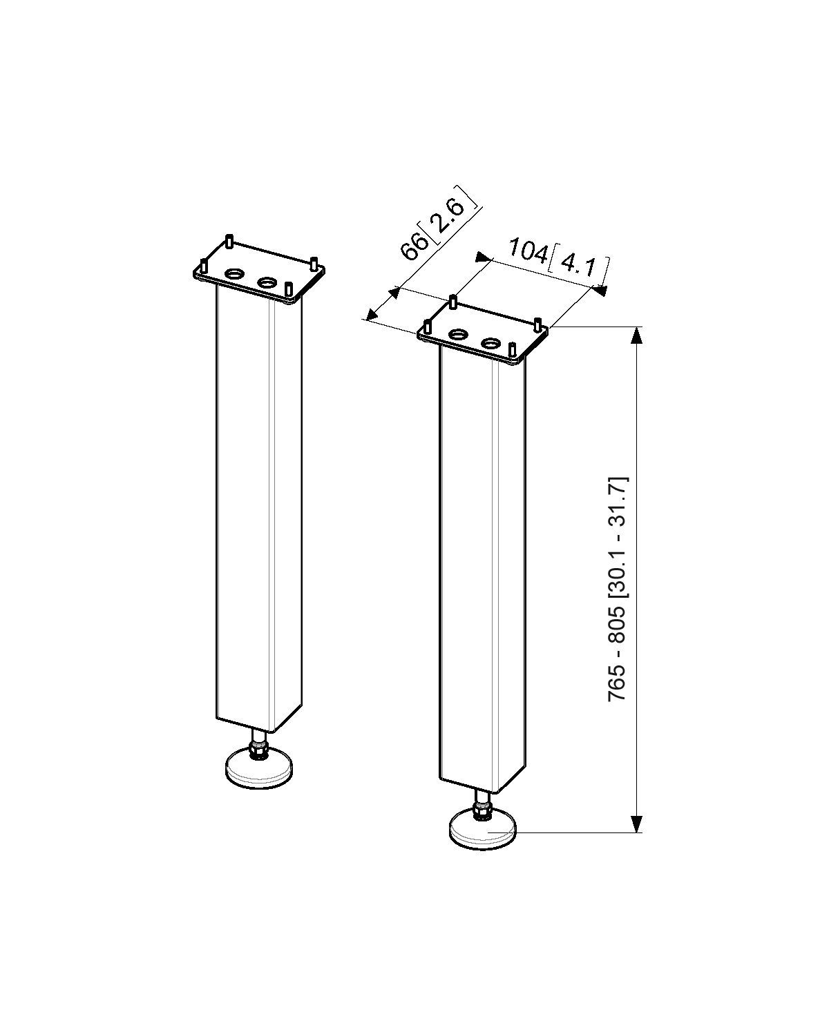 Vogels PFA 9117 Wall Mount Support for PFWE 7150 - Ultra Sound & Vision