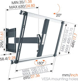 Vogels THIN 545 ExtraThin Full-Motion TV Wall Mount - Ultra Sound & Vision