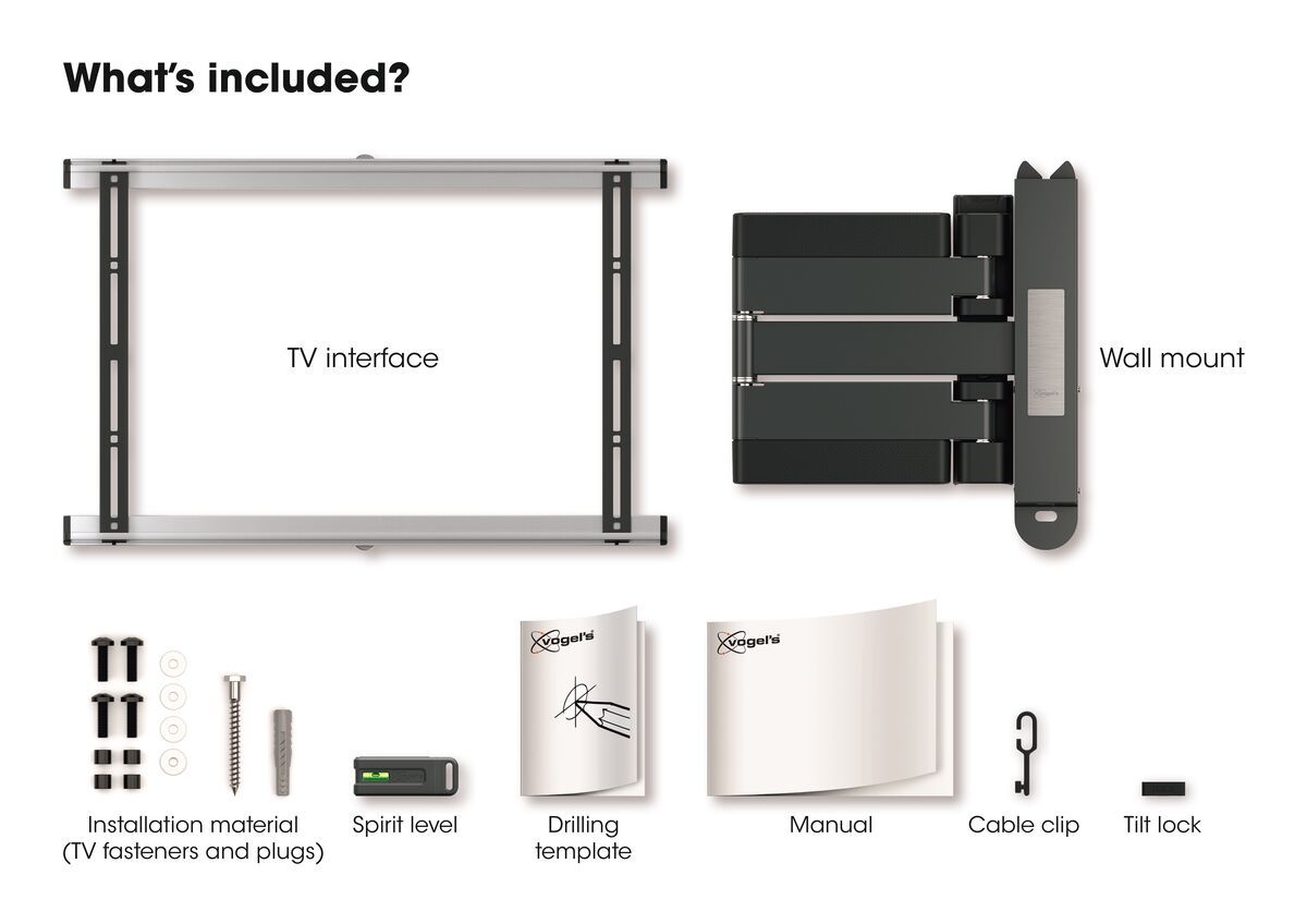Vogels THIN 545 ExtraThin Full-Motion TV Wall Mount - Ultra Sound & Vision