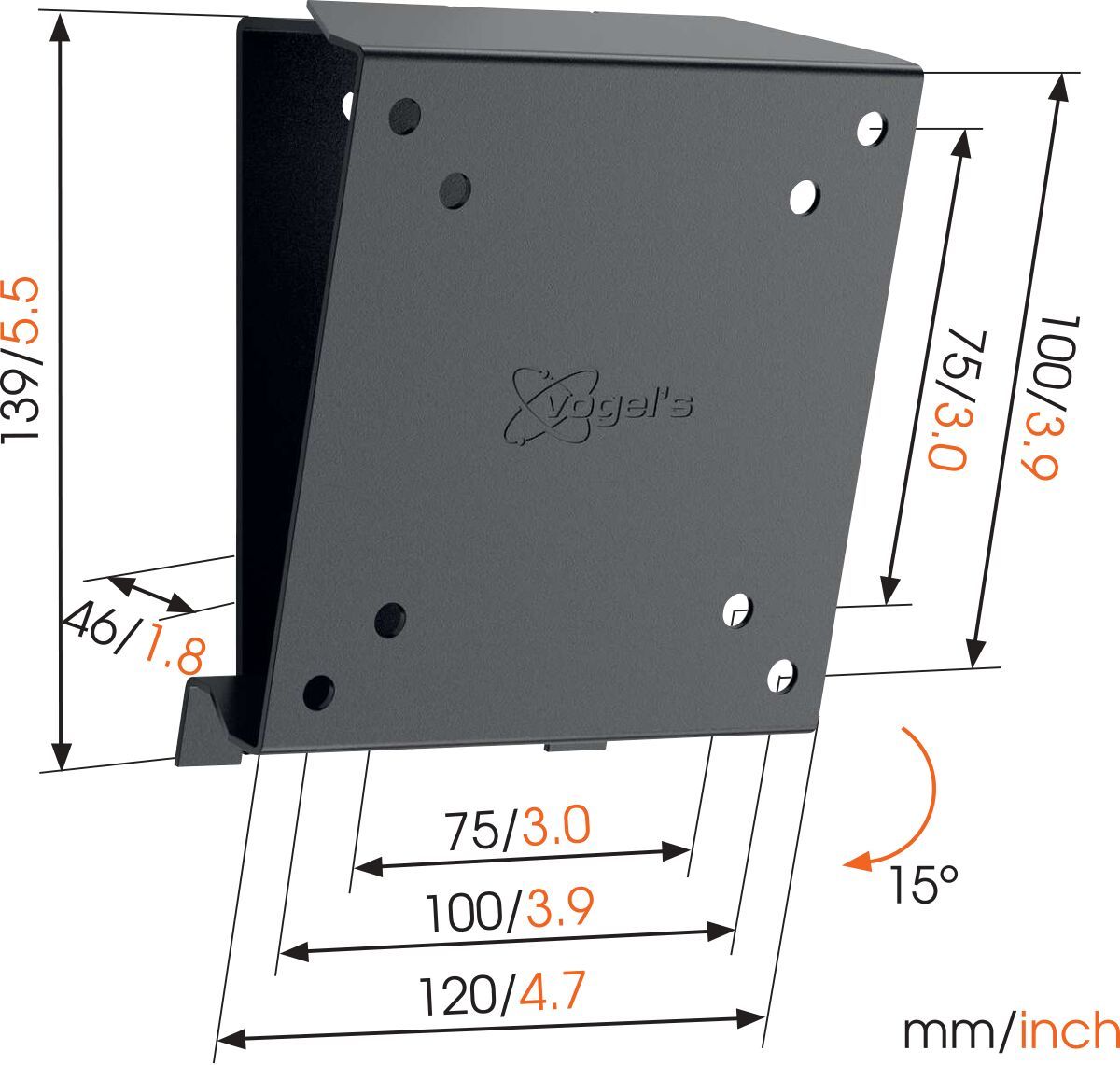 Vogels MA 1010 Tilting TV Wall Mount Bracket - Ultra Sound & Vision